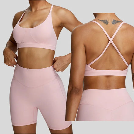 New Style Women's Shockproof Yoga Bra Sexy Beauty Back Spandex XL Running Sports Bras for Summer Lightweight Breathable Printed