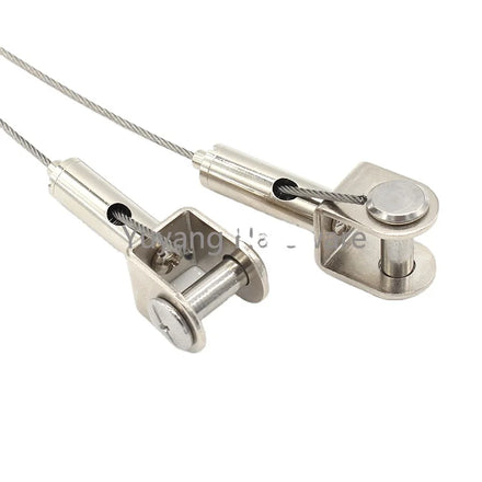 Copper Wire Rope Sling Safety Cable Gripper Hanging Kit with Copper Wire Rope Clip Other Lighting Accessories