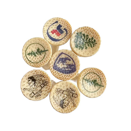 Hot Selling Huacheng HC2188T Custom Logo Multi-Size Natural Bamboo Golf Tees Kraft Bag Packaged