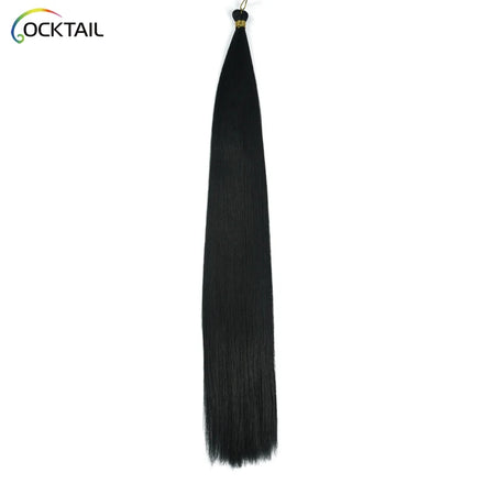 100% Kanekalon Futura Fiber Straight Pony High Temperature Fiber Crochet Braiding Hair