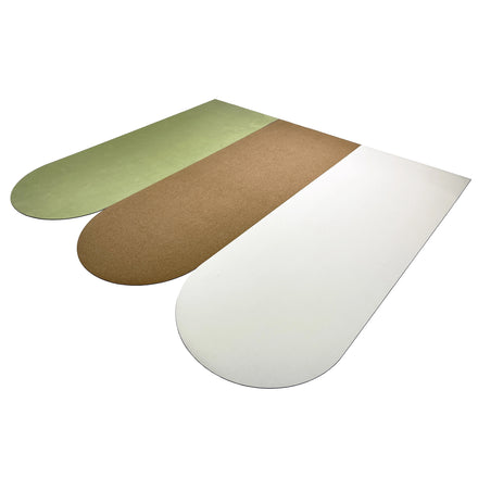 4mm Thick Natural Capsule Shape Arched PU Yoga Mat
