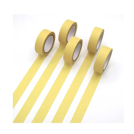 Hot 18mm 35M Pre Cut Heat Resistant Crepe Paper Tape Replace Paint protection Masking Tape Automotive Price