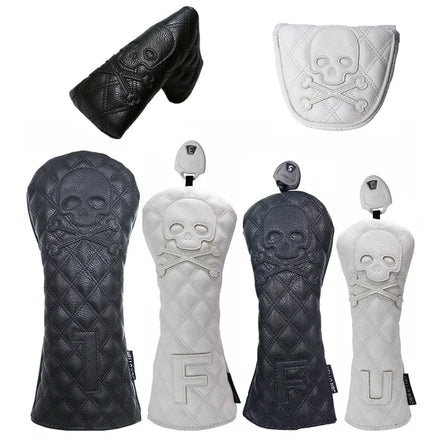 Golf Wood Cover for Driver Fairway Hybrid Waterproof Protector Set PU Leather Soft Durable Custom Golf Head Covers