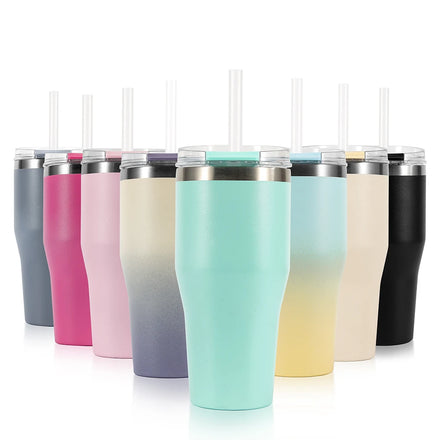 UK Stock Multi-colour Metal Hot & Cold Drinking Beer Mugs Stainless Steel Vacuum Insulated Mug Coffee Travel Mugs