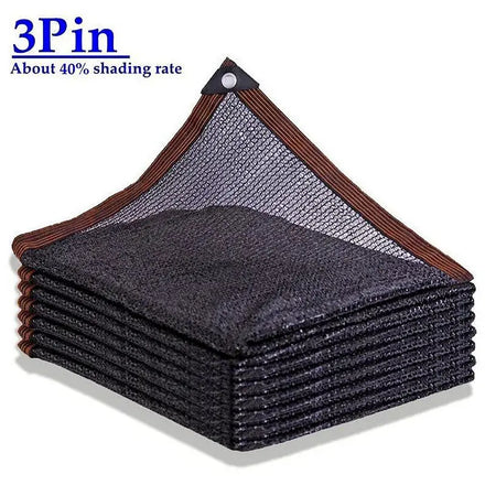 3 Pin 2mx4m Black HDPE Anti-UV Sun Shade Net Gazebo Shelter Outdoor Pergola Canopy Sun Cover Agriculture Greenhouse Sunshade Net