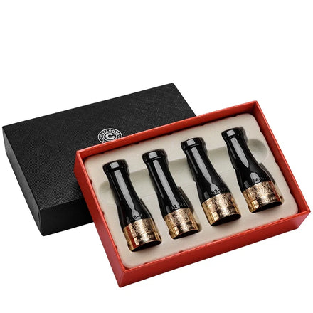 CIGARLOONG Hot-Selling Portable Thermoplastic Resin Cigar Holder Pipe Gift Set Multi-Size Packed in a Gift Box