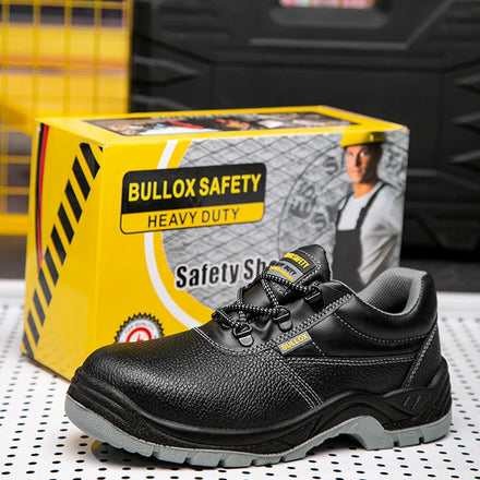 Construction Shoes Work Safety Boots Safty Shoes Men Steel Toe Microfiber Leather Cow Safety Shoes for Workers