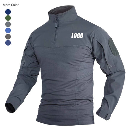 Custom logo Wholesale Men's Tactical T Shirts Lightweight Breathable Long Sleeve t Shirt for Men High Quality