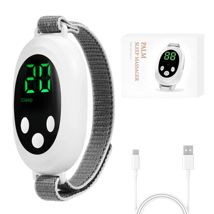 Improved Sleep Tool Adjustable Massage Intensity Compact Handheld Sleep Aid for Insomnia & Stress Relief USB Rechargeable
