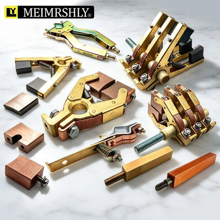 Motor Carbon Brush Holder Assembly 5-way/4-way/2-way Slip Ring Herringbone Bracket Holding Brush Brush Holder 20/25/30/35
