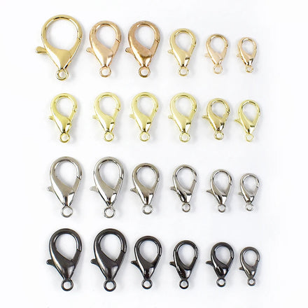 Meetee BK410 18mm Bag Hardware Sewing Accessories Metal Clasp Alloy Swivel Lobster Buckle Clasp Hook Buckles