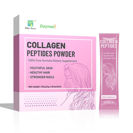 Collagen Peptides Powder Beauty Care Skin Whitening Glow Digestive Enzymes Proteins Collagen Powder