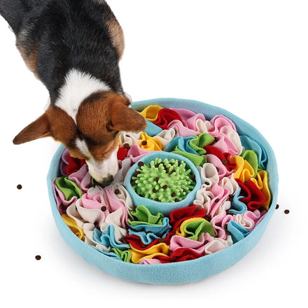 Interactive Dog Sniffing Pad Toy Slow Eating Snuffle Mat for Small & Large Breeds Pet Chew Toys