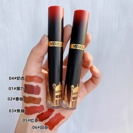 Wholesale MIDUOLA Matte Liquid Lipstick Makeup Manufacturer OEM Lip Matte Waterproof Lip Stain