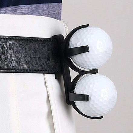 Golf Ball Holders With Clip Can Hold 2 Golf Balls Portable Golf Accessories