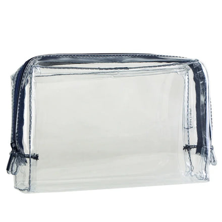 Deli 66875 Transparent Large-capacity test Pencil Pouch Brief Stationery Bag for Primary School Students 96pcs Per Carton Set