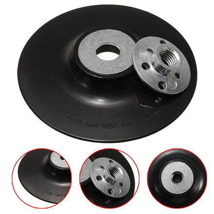 PMS 115mm Plastic Backing Pad Fiber Glass Sanding Disc Angle Grinder Fiber Glass Disc