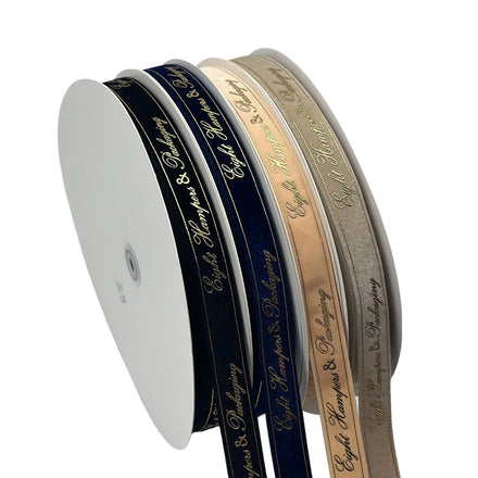 Good Quality Luxury Fashion Velvet Ribbon 3mm-50mm for Shoes Hats Bow Top Hat Clothing Christmas Polyester Ribbon