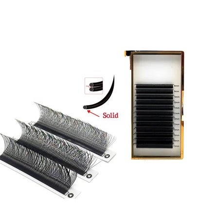 Qingdao Handmade 5D 3D 4DW 6D Wire Eyelash Extensions with Korea PBT Fiber for Beauty Salon Use