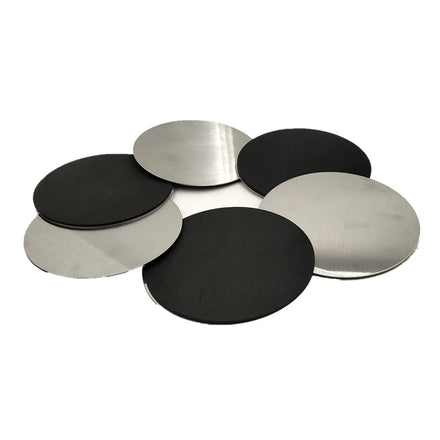 Hot Sale Classic Round Stainless Steel Coaster with EVA backing Hot Sale metal Coaster with Metal Holder