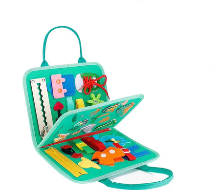 2025 New Children Felt Study Board Early Education Montessori Toys Toddler Busy Board Sensory Toy for Kids Felt Busy Book