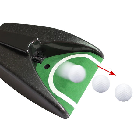 Golf Ball Auto Return System Automatic Putting Cup with Kick Back Technology Golf Training Equipment for Indoor/Outdoor
