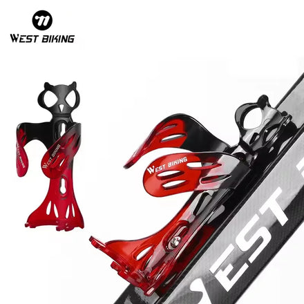 WEST BIKING Owl Shaped Bicycle Bottle Holder High Toughness PC Water Bottle Cage Lightweight MTB Road Bike Cute Flask Racks
