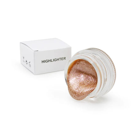 Custom Your Own Brand High Pigmented Creamy Shimmer Highlighter Liquid Iridescent Jelly Eye Shadow