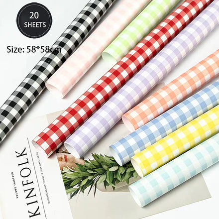 Wholesale Gift Floral Tissue Paper Sheets Pack Printing Waterproof Style Flowers Wrapping Paper Packaging for Bouquet