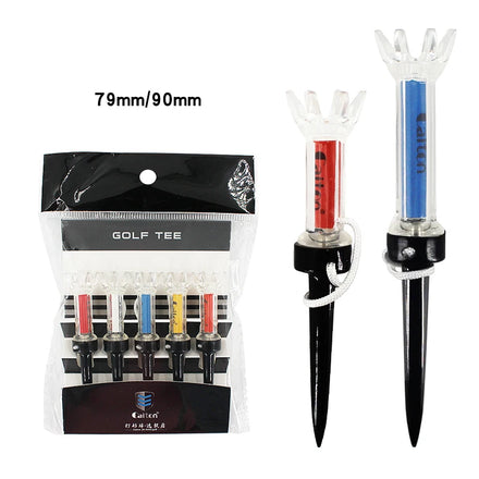 Golf Tees Magnetic for Driver 79mm/90mm Golf Ball Holder Plastic Tee Set Golf Accessories Training Aids