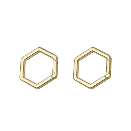 Factory Hexagon Spring Ring Zinc Alloy Gate Trigger Clasp Spring Clasp