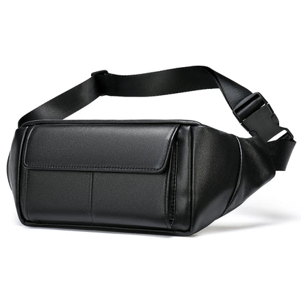 MARRANT Genuine Leather Chest Sling Bag Men Leather Waist Bag Mobile Phone Crossbody Bags Leather Fanny Pack Men