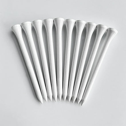 Custom Logo Custom Color Eco-Friendly Biodegradable 100% Natural Bamboo Golf Tees 70mm/83mm Sizes Unique Design Custom Packaging