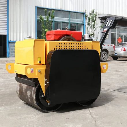 Road Construction Double Drum Walk Behind Road Roller Competitive Prices