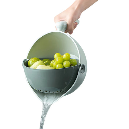2 in 1 Colander Passoire Colador Kitchen Washing Rice Pasta Strainer Baskets Fruit and Vegetable Filter Drain Basket Strainer
