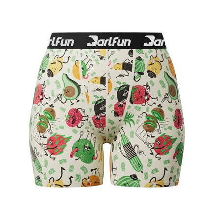 Factory OEM Women Fitness Breathable Underpants Boxers Sports Shorts Ladies Shorts Underwear Custom Pattern Women Boyshorts