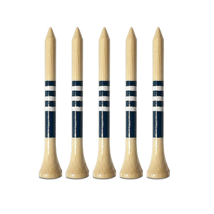 Custom Logo Print Biodegradable 100% Natural Bamboo Wooden Golf Tees 70/83mm Size Bulk Packed