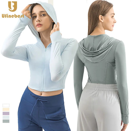 Custom Logo Hoodie UPF50+ UV Sun Protection Clothing Ice Silk Sun Proof Soft Quick Dry Shirts Thumb Hole Fitness Jacket