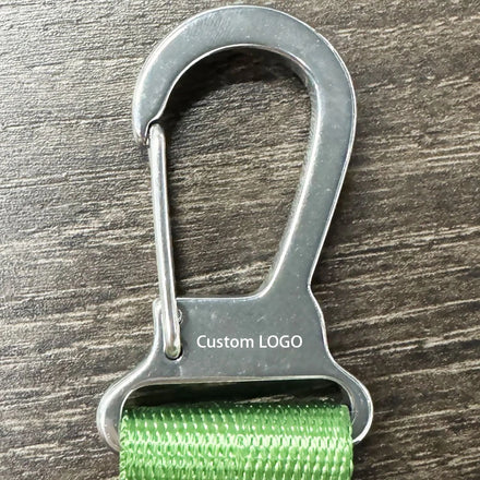 New Strong Stainless Steel Luggage Hardware Outdoor Sports Backpack Accessories Pull Hook Webbing Metal Buckle Mountaineering