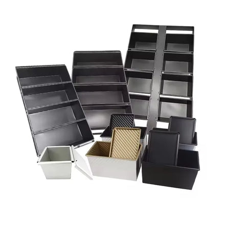 Factory Customized Pullman Loaf Panbread Loaf Pan With CoverMetal Loaf Tin for Baking from Aluminum/Aluminized Steel