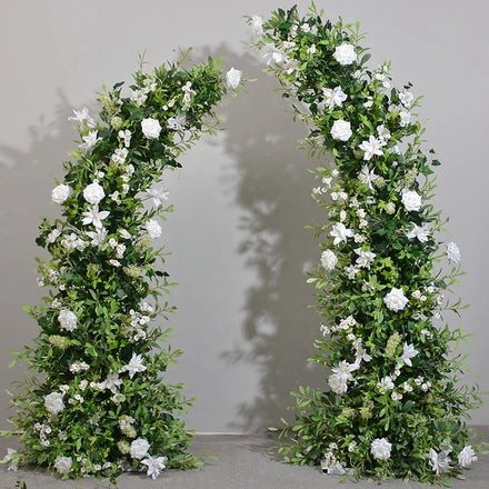 JCF067 Green Roses Arch Flower Wedding Stage Background Decoration Arrangement Flowers Artificial Flowers