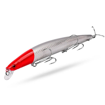 Floating ABS Heavy Minnow Lure 24.5g 18.5cm Long Casting Wobbler Crank Baits Artificial Big Fish Hard Bait for River Lake Stream