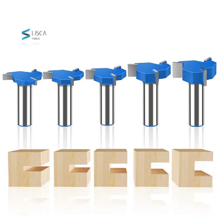 L-N309 LISCA 3F 1pc 12.7mm 12mm Shank High-quality Milling Cutter T Slot Router Bit Woodworking Milling Bit