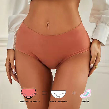 Hot Sales Reusable Seamless 4 Layers Period Underwear Period Thong Culottess Menstruel Leakproof Thong Menstrual Panties