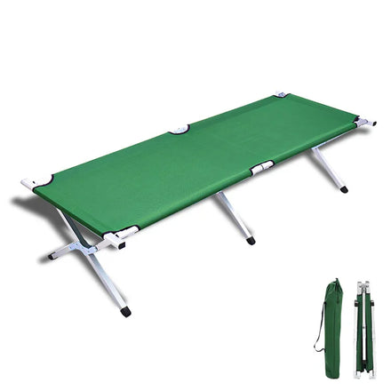 SP2335 Outdoor Aluminium Adults Customizable Camping 600d Portable Single Folding Bed