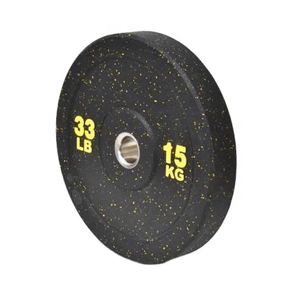Commercial Training Weightlifting for Bumper Plates Cast Iron Rubber Coated Black Customizable Logo Sunshine Brand Strength