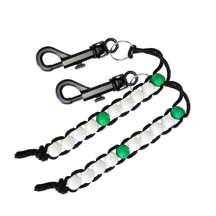 Golf Score Counter Golf Nylon Braid Stroke Score Counter Plastic Golf Ball Beads Putt Counter Training Accessories Aids