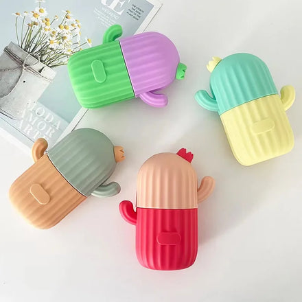 Custom Logo Anti-leak Beauty Face Massage Ice Cube Mold Facial Skin Care Cooling Tool Ice Roller Mold Silicone Ice Mold for Face