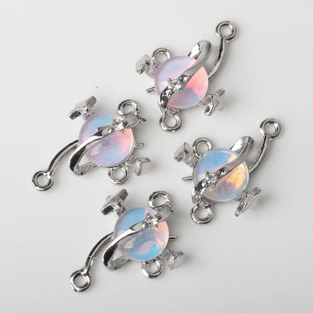 Jewelry Making Supplies Shining Planet Pendant Bracelet Charms DIY Accessories for Custom Necklace Jewelry