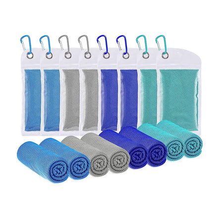 Custom Solid Color Print High-quality Ultra Absorbent Quick Dry Microfiber Fabrics Sports Towel Cooling Beach Gym Use Towel